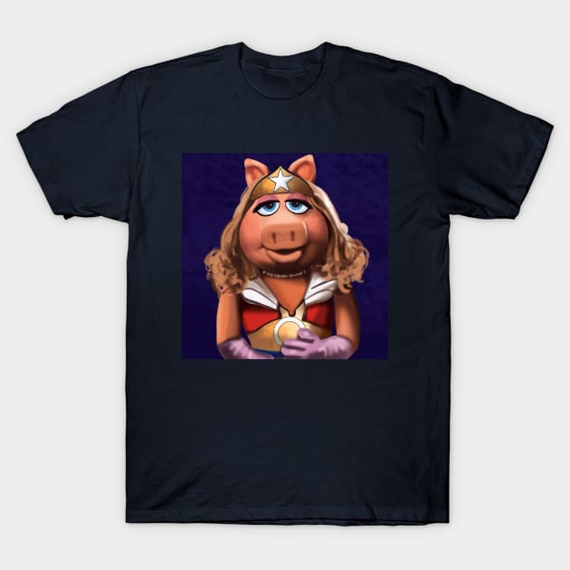 Miss Piggy Wonder T-Shirt by AllWellia